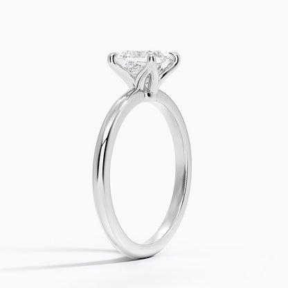 1.00 Karat F-VS Prenses Tektaş Laboratuvar Pırlanta Yüzük 18K - Bold Diamonds