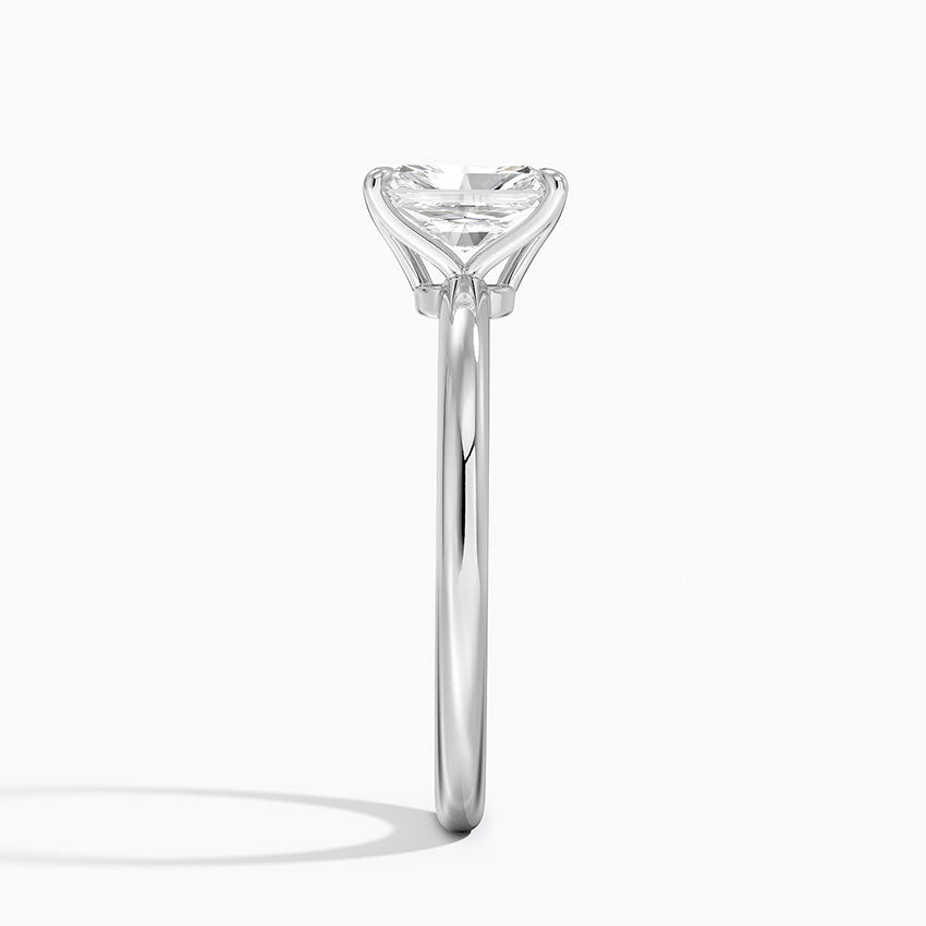 1.00 Karat F-VS Radiant Tektaş Laboratuvar Pırlanta Yüzük 18K - Bold Diamonds