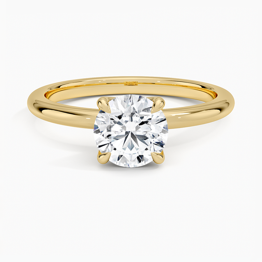 1.00 Karat F-VS Tektaş Laboratuvar Pırlanta Yüzük 18K - Bold Diamonds