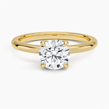 1.00 Karat F-VS Tektaş Laboratuvar Pırlanta Yüzük 18K - Bold Diamonds
