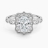 1,20 Karat Oval Halo Tasarım Tektaş Laboratuvar Pırlanta Yüzük 18K - Radiara - Bold Diamonds