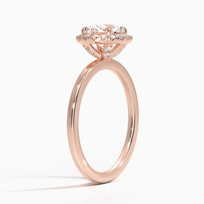 1,25 Karat Halo Tasarım Tektaş Laboratuvar Pırlanta Yüzük 18K -Ophelia - Bold Diamonds