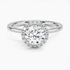 1,25 Karat Halo Tasarım Tektaş Laboratuvar Pırlanta Yüzük 18K -Ophelia - Bold Diamonds