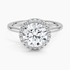 1,25 Karat Oval Halo Tasarım Tektaş Laboratuvar Pırlanta Yüzük 18K -Ophelia - Bold Diamonds