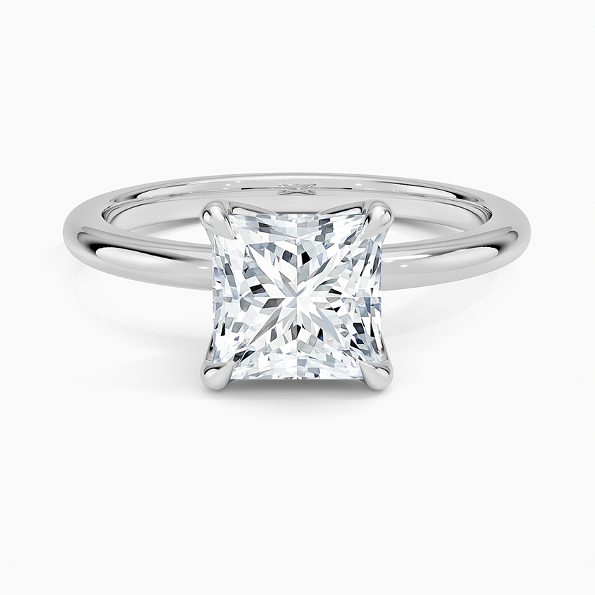 1.50 Karat F-VS Prenses Tektaş Laboratuvar Pırlanta Yüzük 18K - Bold Diamonds