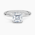 1.50 Karat F-VS Asscher Tektaş Laboratuvar Pırlanta Yüzük 18K - Bold Diamonds