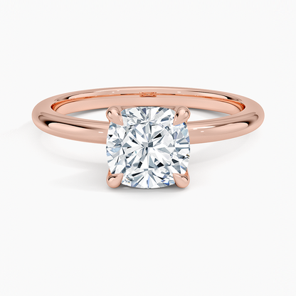 1.50 Karat F-VS Chusion Tektaş Laboratuvar Pırlanta Yüzük 18K - Bold Diamonds