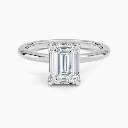1.50 Karat F-VS Emerald Tektaş Laboratuvar Pırlanta Yüzük 18K - Bold Diamonds