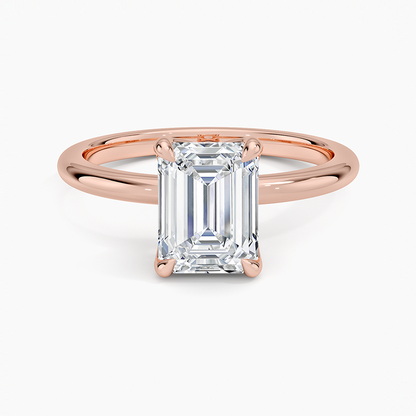 1.50 Karat F-VS Emerald Tektaş Laboratuvar Pırlanta Yüzük 18K - Bold Diamonds