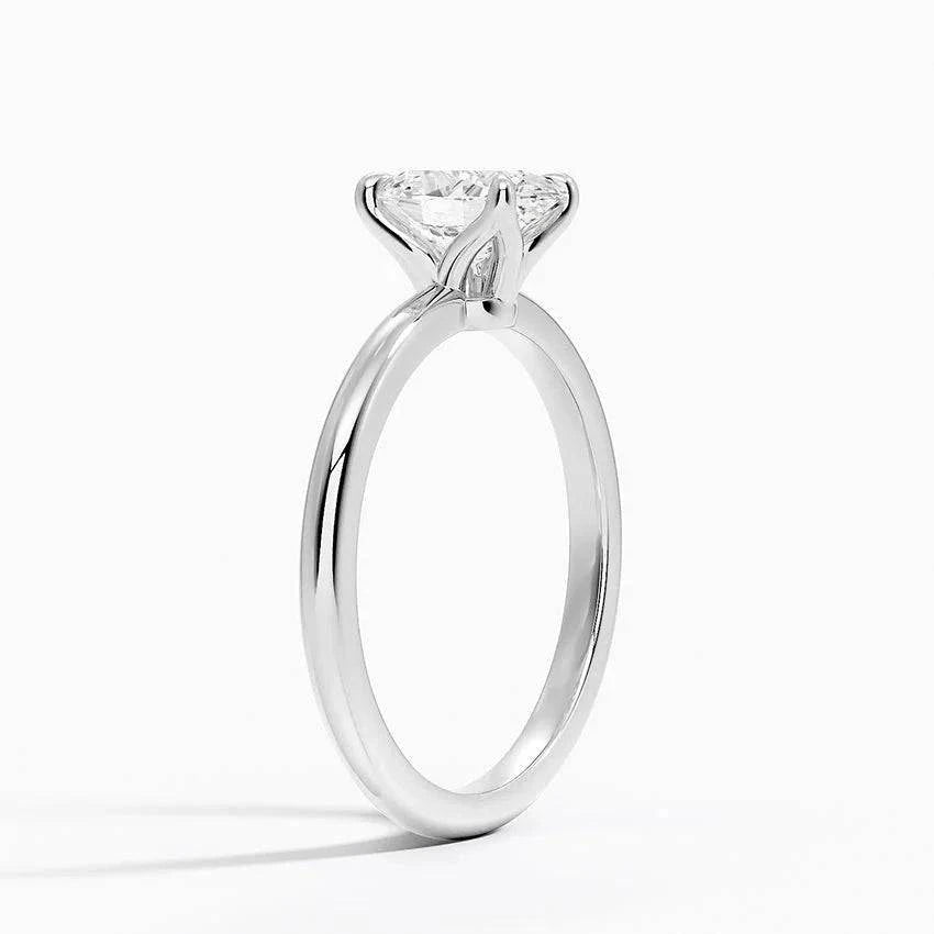 1.50 Karat F-VS Oval Tektaş Laboratuvar Pırlanta Yüzük 18K - Bold Diamonds