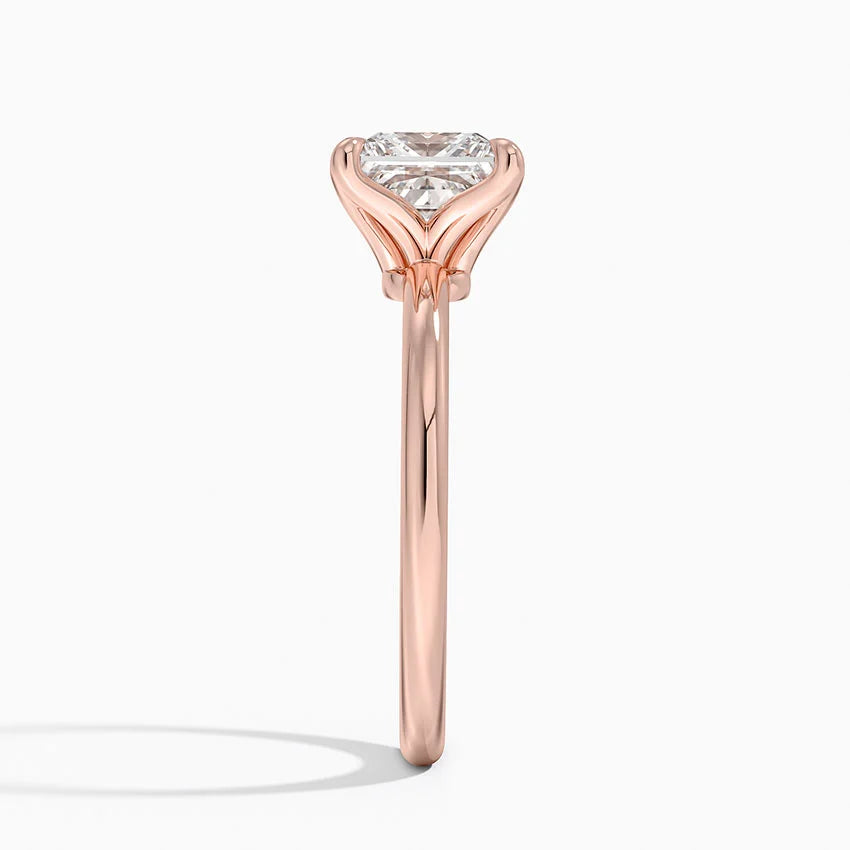 1.50 Karat F-VS Prenses Tektaş Laboratuvar Pırlanta Yüzük 18K - Bold Diamonds
