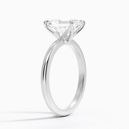1.50 Karat F-VS Radiant Tektaş Laboratuvar Pırlanta Yüzük 18K - Bold Diamonds