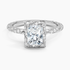1.50 Karat Radiant Halo Tasarım Tektaş Laboratuvar Pırlanta Yüzük  18k -Elyra - Bold Diamonds