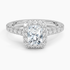 1,80 Karat Radiant Halo Tasarım Tektaş Laboratuvar Pırlanta Yüzük 18K- Stellara - Bold Diamonds