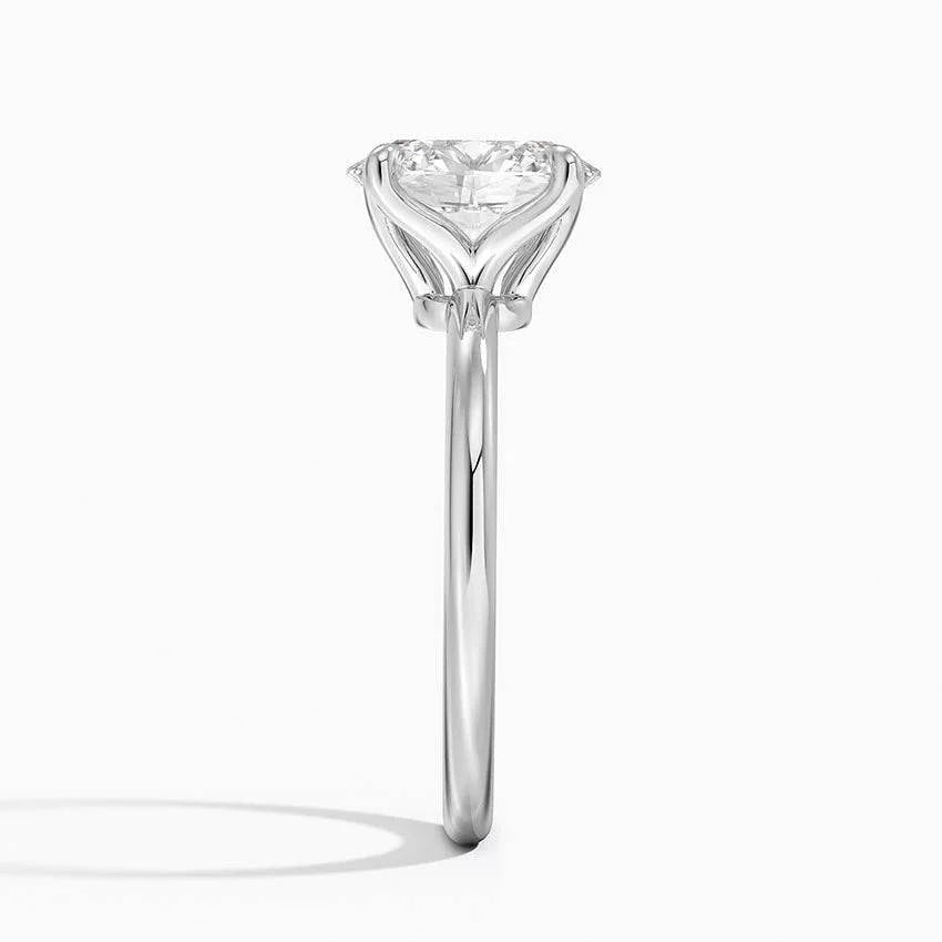 2.00 Karat F-VS Oval Tektaş Laboratuvar Pırlanta Yüzük 18K - Bold Diamonds