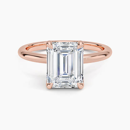 2.00 Karat F-VS Emerald Tektaş Laboratuvar Pırlanta Yüzük 18K - Bold Diamonds