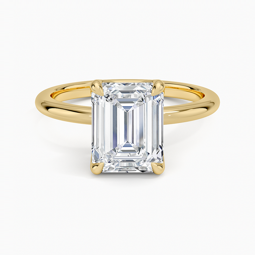2.00 Karat F-VS Emerald Tektaş Laboratuvar Pırlanta Yüzük 18K - Bold Diamonds