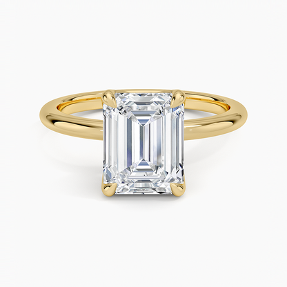 2.00 Karat F-VS Emerald Tektaş Laboratuvar Pırlanta Yüzük 18K - Bold Diamonds