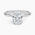 2.00 Karat F-VS Oval Tektaş Laboratuvar Pırlanta Yüzük 18K - Bold Diamonds
