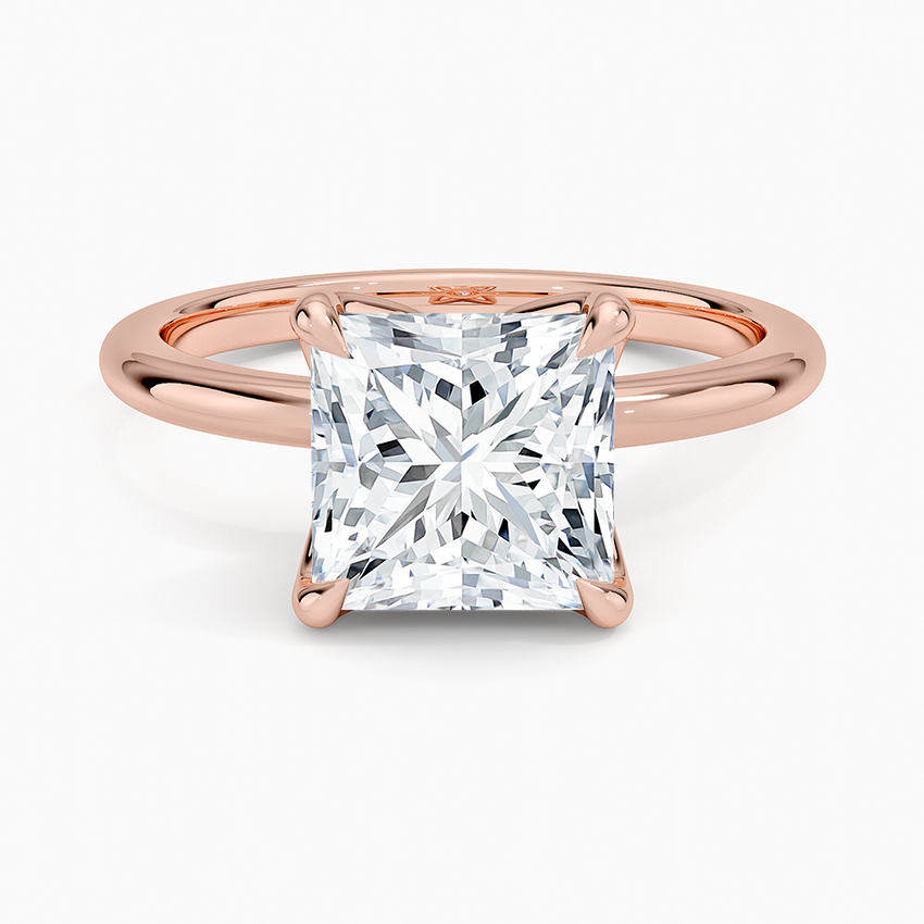 2.00 Karat F-VS Prenses Tektaş Laboratuvar Pırlanta Yüzük 18K - Bold Diamonds