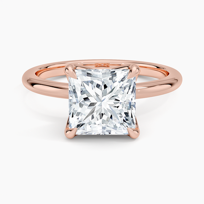 2.00 Karat F-VS Prenses Tektaş Laboratuvar Pırlanta Yüzük 18K - Bold Diamonds