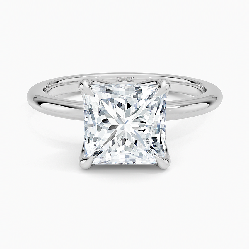 2.00 Karat F-VS Prenses Tektaş Laboratuvar Pırlanta Yüzük 18K - Bold Diamonds