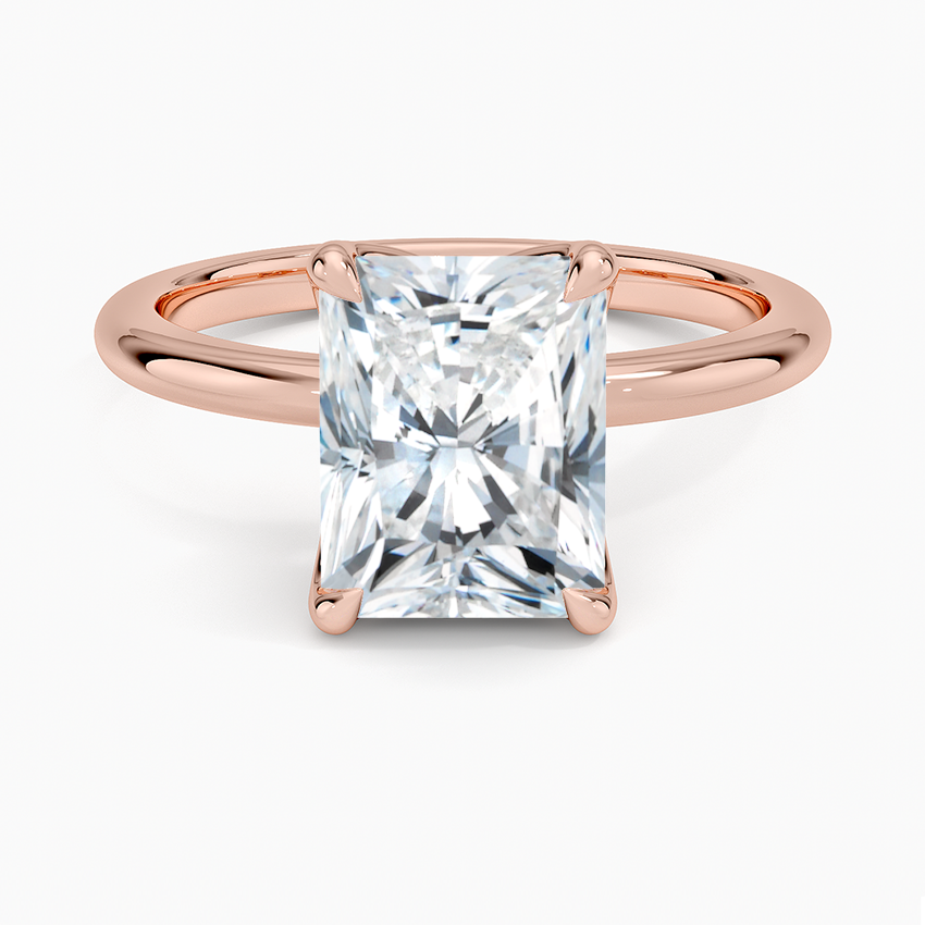 2.00 Karat F-VS Radiant Tektaş Laboratuvar Pırlanta Yüzük 18K - Bold Diamonds
