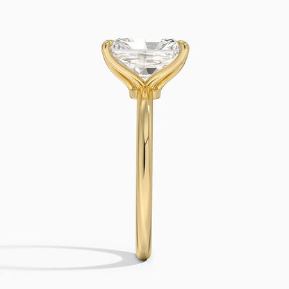 2.00 Karat F-VS Radiant Tektaş Laboratuvar Pırlanta Yüzük 18K - Bold Diamonds