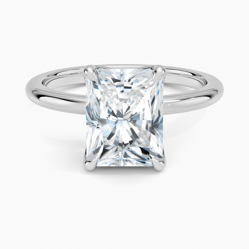 2.00 Karat F-VS Radiant Tektaş Laboratuvar Pırlanta Yüzük 18K - Bold Diamonds