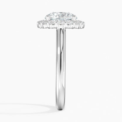 2.25 Karat Halo Tasarım Tektaş Laboratuvar Pırlanta Yüzük 18K -Illumina - Bold Diamonds