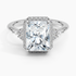 2.25 Karat Radiant Halo Tasarım Tektaş Laboratuvar Pırlanta Yüzük 18K -Amara - Bold Diamonds