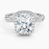 2.25 Karat Radiant Halo Tasarım Tektaş Laboratuvar Pırlanta Yüzük 18K -Diamora - Bold Diamonds