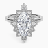 2,30 Karat Marquise Halo Tasarım Tektaş Laboratuvar Pırlanta Yüzük 18K - Solara - Bold Diamonds