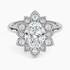 2,30 Karat Oval Halo Tasarım Tektaş Laboratuvar Pırlanta Yüzük 18K - Solara - Bold Diamonds