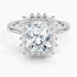 2,30 Karat Radiant Halo Tasarım Tektaş Laboratuvar Pırlanta Yüzük 18K  -Vespera - Bold Diamonds