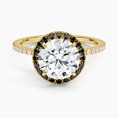 2.40 Karat Halo Tasarım Tektaş Laboratuvar Pırlanta Yüzük 18k  -Halora - Bold Diamonds