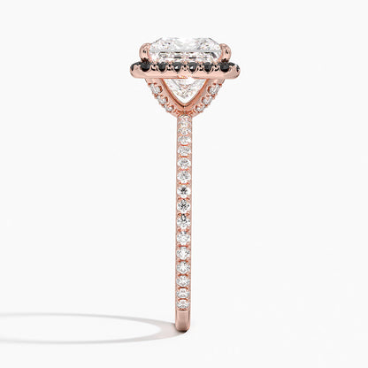 2.40 Karat Prenses Halo Tasarım Tektaş Laboratuvar Pırlanta Yüzük  18k -Halora - Bold Diamonds