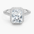 2,40 Karat Radiant Halo Tasarım Tektaş Laboratuvar Pırlanta Yüzük 18K -Bellora - Bold Diamonds