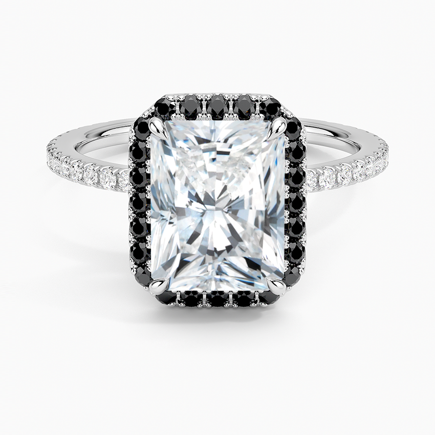 2.40 Karat Radiant Halo Tasarım Tektaş Laboratuvar Pırlanta Yüzük -Halora - Bold Diamonds