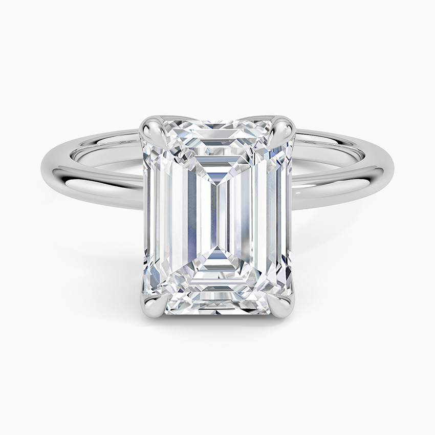 3.00 Karat F-VS Emerald Tektaş Laboratuvar Pırlanta Yüzük 18K - Bold Diamonds