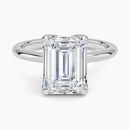 3.00 Karat F-VS Emerald Tektaş Laboratuvar Pırlanta Yüzük 18K - Bold Diamonds