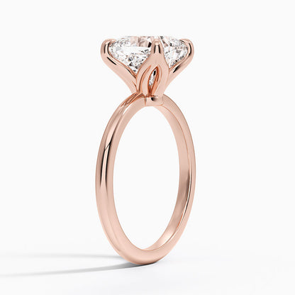 3.00 Karat F-VS Chusion Tektaş Laboratuvar Pırlanta Yüzük 18K - Bold Diamonds