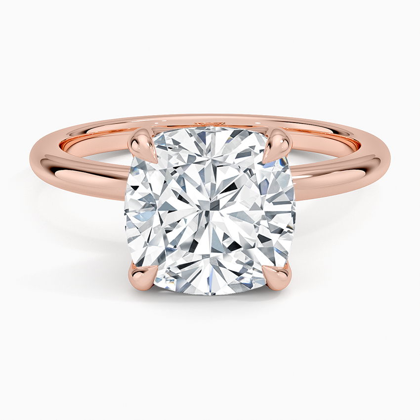 3.00 Karat F-VS Chusion Tektaş Laboratuvar Pırlanta Yüzük 18K - Bold Diamonds