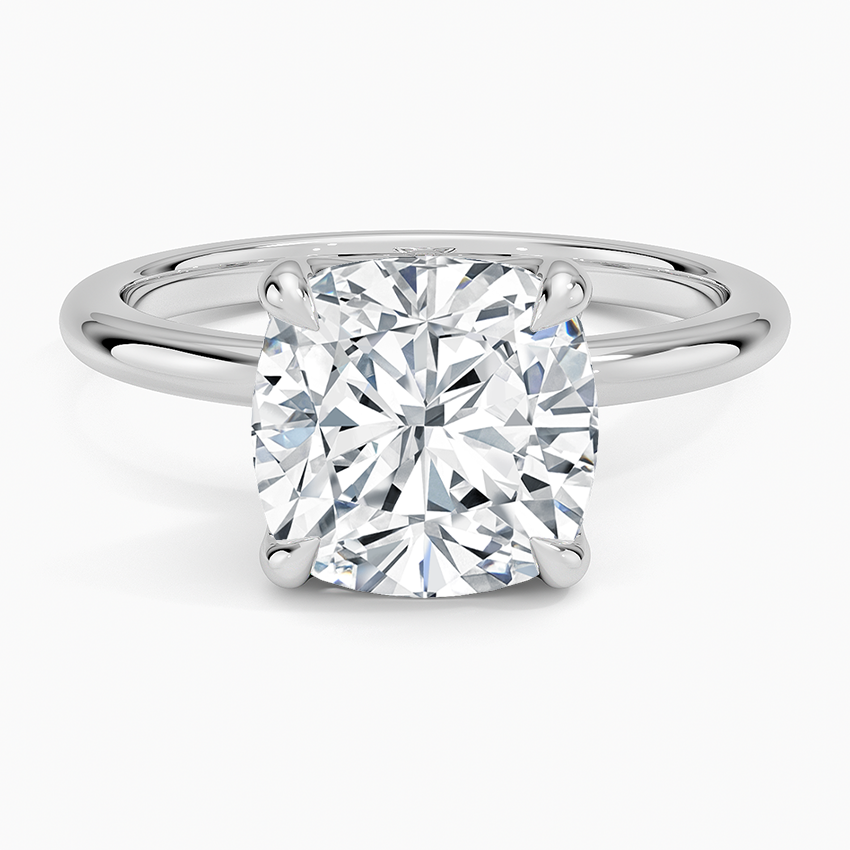 3.00 Karat F-VS Chusion Tektaş Laboratuvar Pırlanta Yüzük 18K - Bold Diamonds