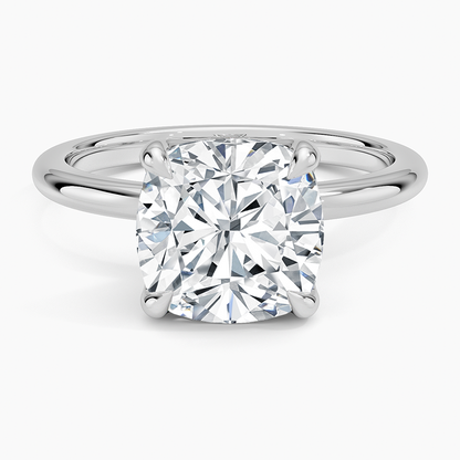 3.00 Karat F-VS Chusion Tektaş Laboratuvar Pırlanta Yüzük 18K - Bold Diamonds