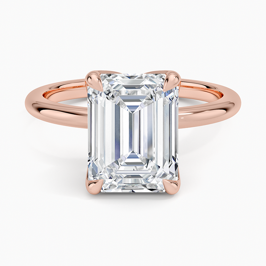 3.00 Karat F-VS Emerald Tektaş Laboratuvar Pırlanta Yüzük 18K - Bold Diamonds