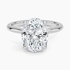 3.00 Karat F-VS Oval Tektaş Laboratuvar Pırlanta Yüzük 18K - Bold Diamonds