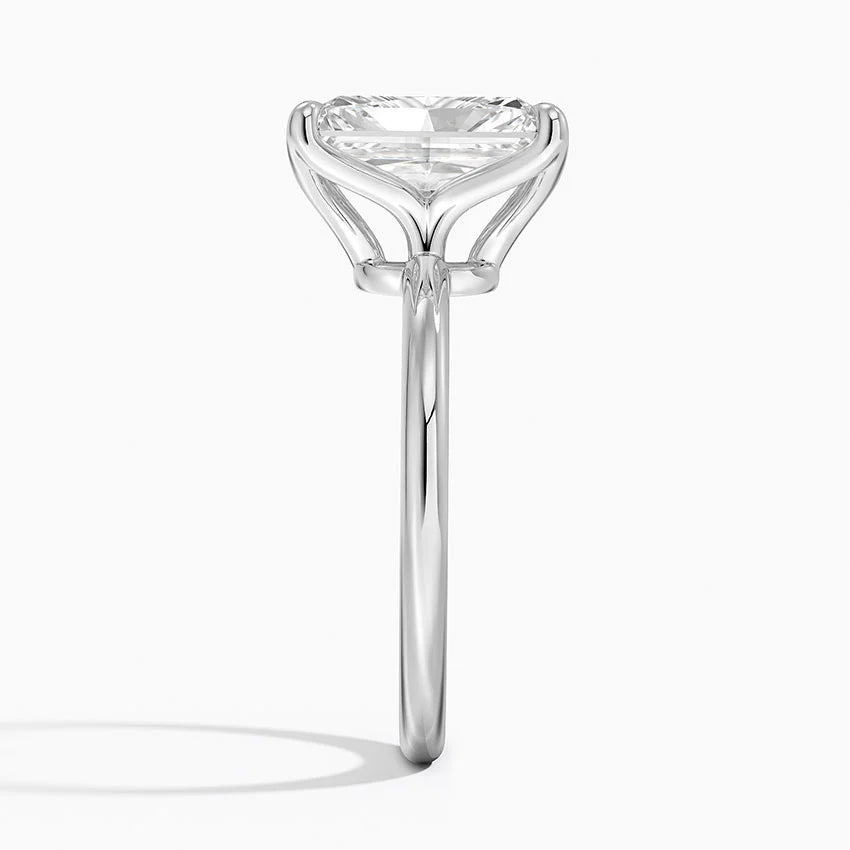 3.00 Karat F-VS Radiant Tektaş Laboratuvar Pırlanta Yüzük 18K - Bold Diamonds