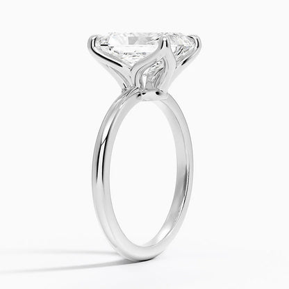 3.00 Karat F-VS Radiant Tektaş Laboratuvar Pırlanta Yüzük 18K - Bold Diamonds