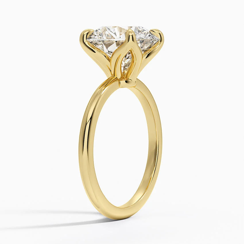 4.00 Karat F-VS Tektaş Laboratuvar Pırlanta Yüzük 18K - Bold Diamonds